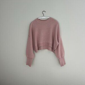 Free People Easy Street Crop Pullover